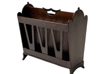 Willem Penaat Art Deco Amsterdam School Magazine Rack for Metz & Co., 1920s